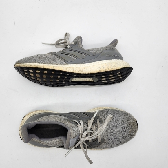 Adidas Ultra Boost BB6150 Gray Running Shoes Sneakers Women Size 8 - Picture 6 of 11